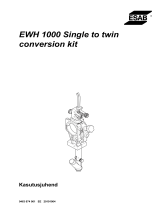 ESAB EWH 1000 Single to twin conversion kit Kasutusjuhend