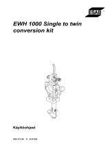 ESAB EWH 1000 Single to twin conversion kit Kasutusjuhend