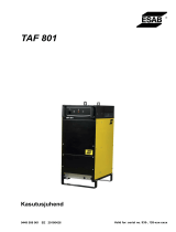 ESAB TAF 801 Kasutusjuhend