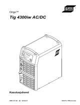 ESAB Tig 4300iw AC/DC Kasutusjuhend