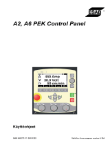 ESAB A2, A6 PEK Control Panel Kasutusjuhend