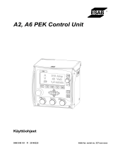 ESAB A6 - Control unit Kasutusjuhend