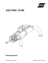 ESAB A22 POC 12-60 Kasutusjuhend