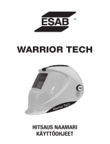 ESAB Warrior Tech welding helmet Kasutusjuhend