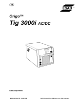 ESAB Tig 3000i AC/DC Kasutusjuhend