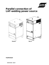 ESAB Parallel connection of LAF-welding power source Kasutusjuhend