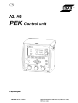 ESAB A6 - Control unit Kasutusjuhend