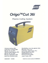 ESAB Origo™Cut 36i Kasutusjuhend