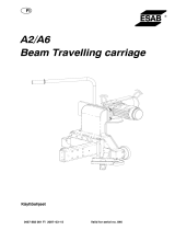 ESAB A2/A6 Beam Travelling Carriage Kasutusjuhend