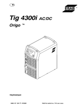 ESAB Tig 4300i AC/DC Kasutusjuhend