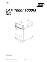 ESAB LAF 1000 / LAF 1000M DC Kasutusjuhend