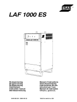 ESAB LAF 1000 ES Kasutusjuhend