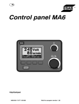 ESAB Control panel MA6 Kasutusjuhend