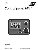 ESAB Control panel MA4 Kasutusjuhend