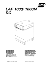 ESAB LAF 1000 / LAF 1000M DC Kasutusjuhend