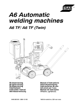 ESAB A6 Automatic welding machines A6 TF/ A6 TF Kasutusjuhend