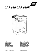 ESAB LAF 635/ LAF 635R Kasutusjuhend