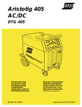 ESAB DTG 405 Kasutusjuhend