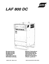 ESAB LAF 800 Kasutusjuhend