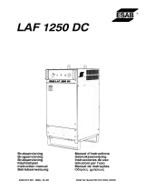 ESAB LAF 1250 Kasutusjuhend