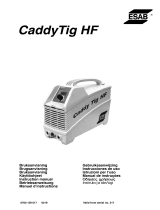 ESAB CaddyTig HF Kasutusjuhend