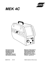 ESAB MEK 4C Kasutusjuhend