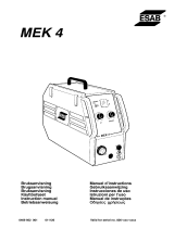ESAB MEK 4 Kasutusjuhend