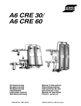 ESAB A6 CRE 30 / A6 CRE 60 Kasutusjuhend