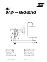 ESAB A2 SAW → MIG/MAG Kasutusjuhend