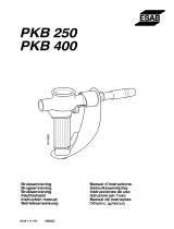 ESAB PKB 250, PKB 400 Kasutusjuhend