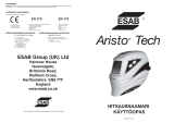 ESAB Aristo® Tech Kasutusjuhend