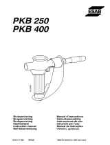 ESAB PKB 250, PKB 400 Kasutusjuhend