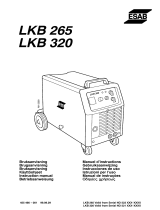 ESAB LKB 265, LKB 320 Kasutusjuhend