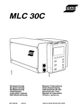 ESAB MLC 30C Kasutusjuhend