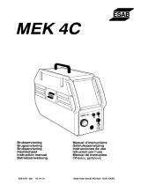 ESAB MEK 4C Kasutusjuhend