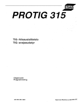 ESAB PROTIG 315 Programming Manual