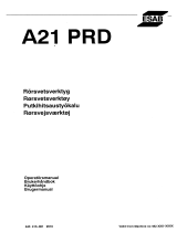 ESAB PRD A21 PRD Kasutusjuhend