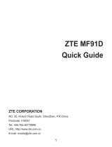 ZTE MF91D Kasutusjuhend