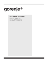 Gorenje GO858B Omaniku manuaal