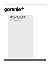 Gorenje GP898B Kasutusjuhend