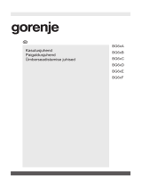 Gorenje G641MB Kasutusjuhend