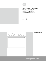 Gorenje EC5111WG Kasutusjuhend