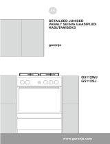 Gorenje FG513L-JPA8C Kasutusjuhend