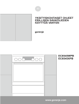 Gorenje EC8545XPB Kasutusjuhend