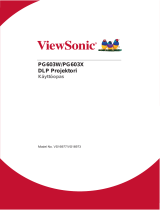 ViewSonic PG603X-S Kasutusjuhend