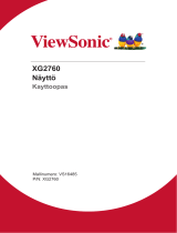 ViewSonic XG2760 Kasutusjuhend