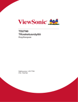 ViewSonic TD2760-S Kasutusjuhend