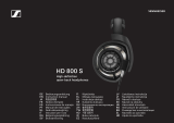 Sennheiser HD 800 S Anniversary Edition Kasutusjuhend