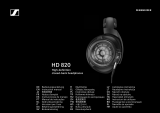 Sennheiser HD 820 & HDV 820 Bundle Kasutusjuhend