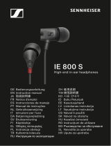 Sennheiser IE 800 S Kasutusjuhend